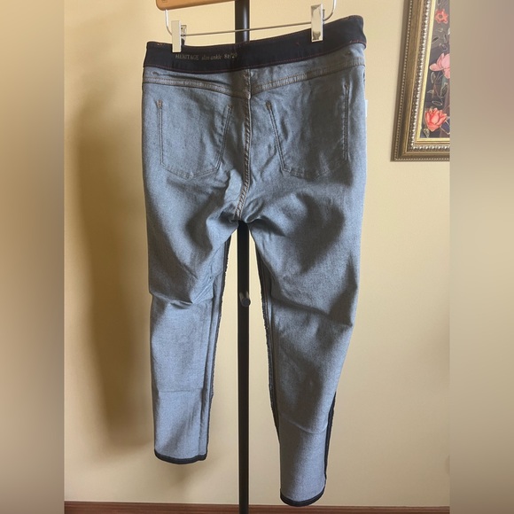 Talbots Jeans Heritage Slim Ankle Dark Wash Navy Blue Size 8P/29 - Picture 9 of 15